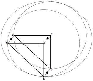 diagram showing secondary particle interaction, technical drawing style